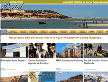 Tablet Screenshot of portalcanoaquebrada.com.br